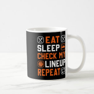 Taza De Café Hombres de Basketball revisan mi línea hacia arrib