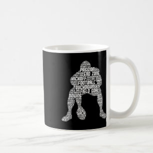 Taza De Café Hombres de Fútbol Americanos Lineman Niños 1