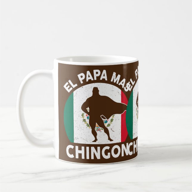 Taza De Café Hombres Día del Padre Mexicano Regalos Hija El (Izquierda)