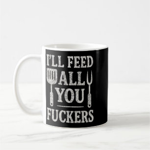 Taza De Café Hombres Divertido Bbq Alimentaré a Todos Bbq Papá