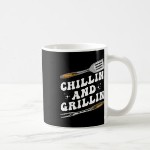 Taza De Café Hombres Divertidos Bbq Relajándose Y Asando