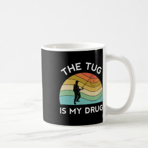 Taza De Café Hombres divertidos de pesca La tracción es mi drog