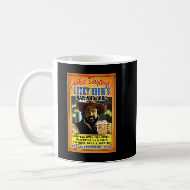 Taza De Café Hombres divertidos Jackie Daytona - Bartende Human (Izquierda)