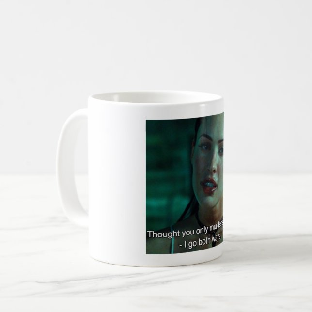Taza De Café Hombres divertidos Megan Megan Fox Gifts Movie Fan (Anverso izquierdo)
