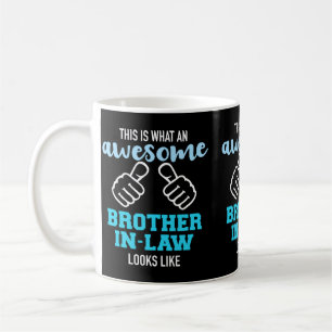 Taza De Café Hombres Esto Es Lo Que Parece Un Hermano Político