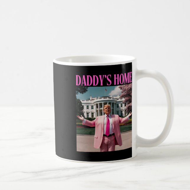 Taza De Café Hombres Hogares de la Camisa de Trump divertida (Derecha)