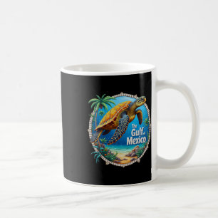 Taza De Café Hombres Mexicanos Coloridos De Tortuga Del Golfo D