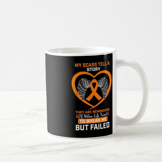 Taza De Café Hombres Mujeres Mis Hocicos Cuentan Una Leucemia N (Derecha)