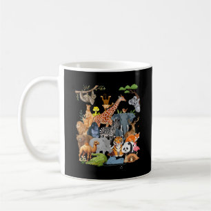 Taza De Café Hombres Mujeres y Niños Vida Silvestre Día de Fies
