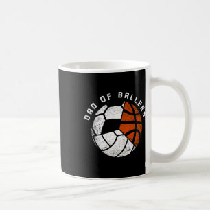 Taza De Café Hombres Papá De Byllers Divertido Voleibol Futboli