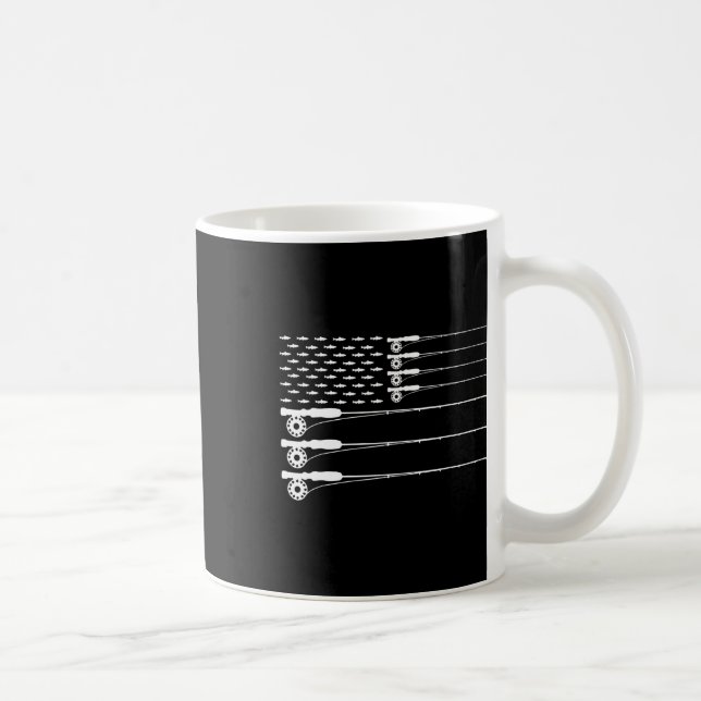 Taza De Café Hombres Patriotas de la trucha de la sangre de la  (Derecha)