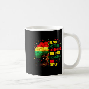 Taza De Café Hombres que honran la historia negra del pasado e