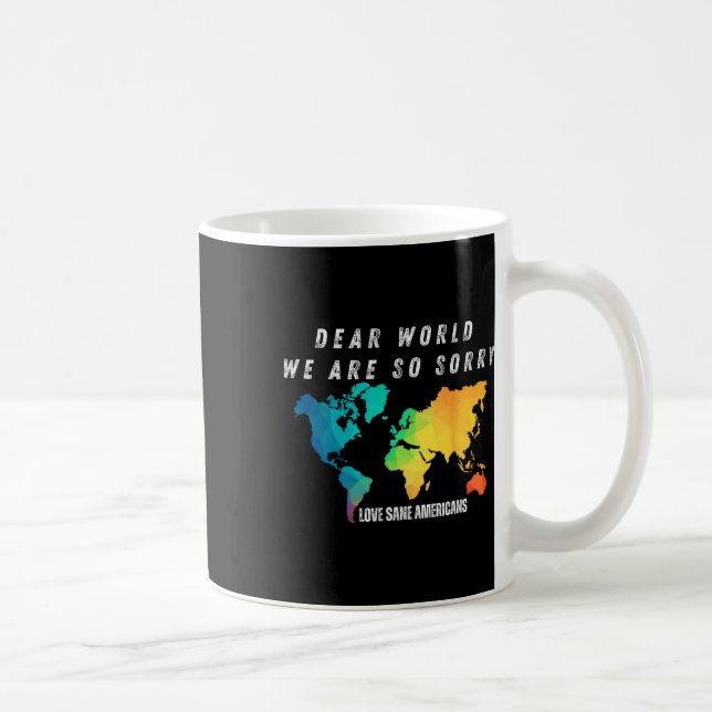 Taza De Café Hombres Querido Mundo  (Derecha)
