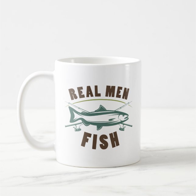 Taza De Café Hombres Reales Fish (Izquierda)