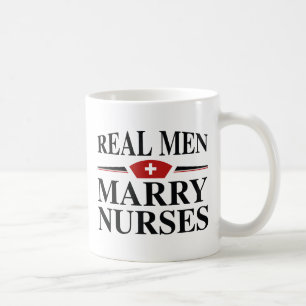 Taza De Café Hombres Reales Se Casan Con Enfermeras