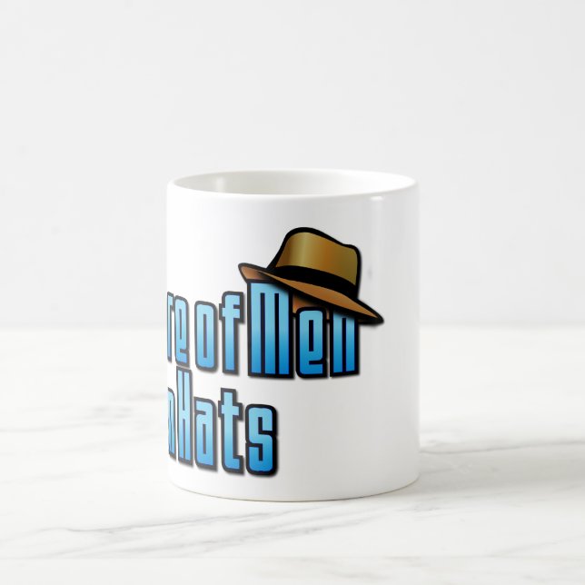 Taza De Café Hombres Reales Usan Gorras (Centro)