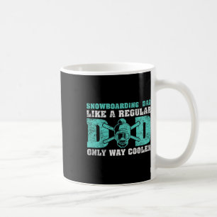 Taza De Café Hombres Snowboard A Papá Como Un Pañuelo De Nieve