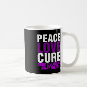 Taza De Café Hombres Sobredosificación de drogas Conciencia de 