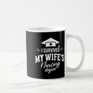 Taza De Café Hombres Sobrevivieron al Título de Enfermería de s