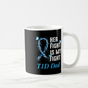 Taza De Café Hombres, su lucha es mi lucha contra la diabetes t