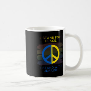 Taza De Café Hombres Ucrania - Me mantengo con Ucrania - Me man