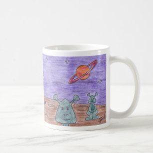 TAZA DE CAFÉ HOMBRES VERDES PEQUEÑOS