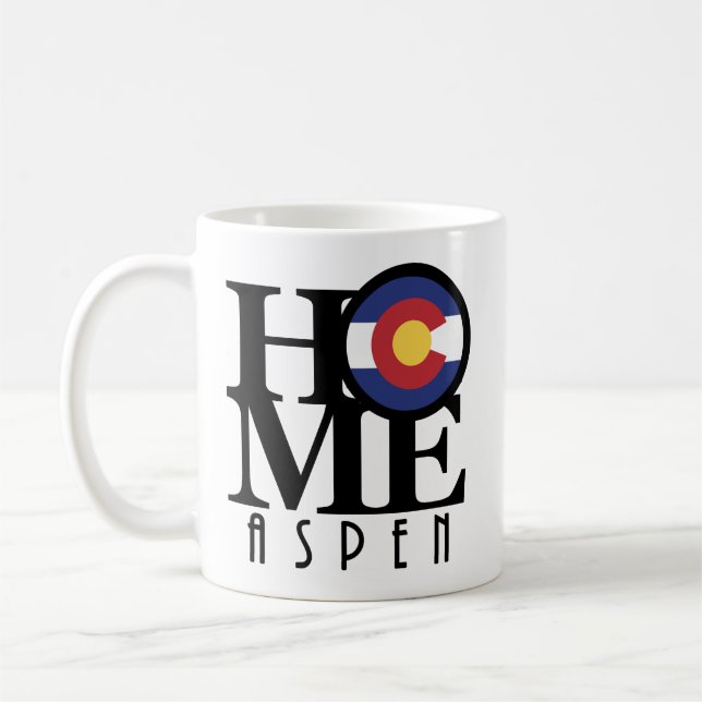 Taza De Café HOME Aspen Colorado 11oz (Izquierda)