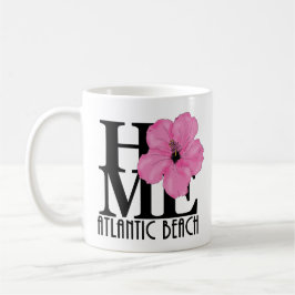 Taza De Café HOME Atlantic Beach 11oz hibisco rosa