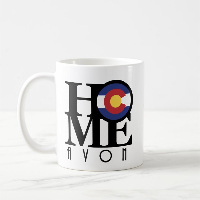 Taza De Café HOME Avon Colorado 11oz (Izquierda)