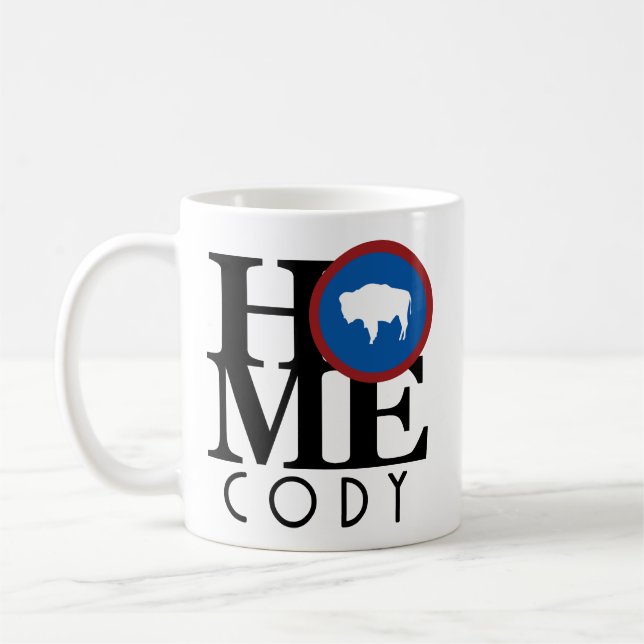 Taza De Café HOME Cody Wyoming 11oz (Izquierda)