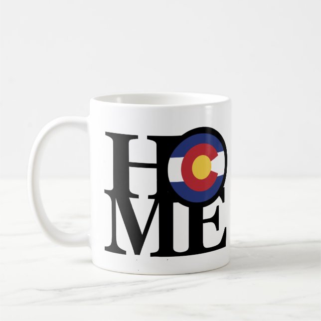 Taza De Café HOME Colorado 11oz (Izquierda)