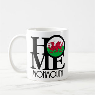 Taza De Café HOME Monmouth Wales 11oz