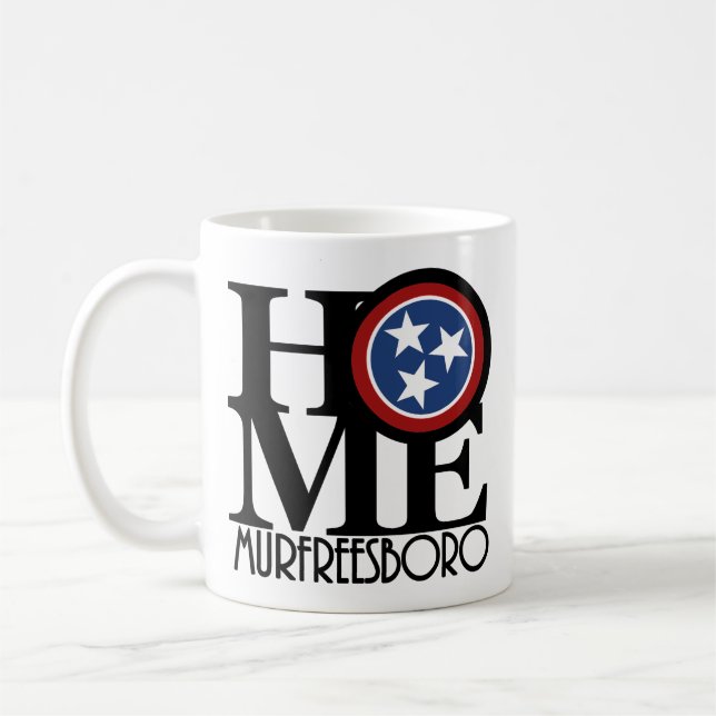 Taza De Café HOME Murfreesboro, Tennessee 11oz (Izquierda)