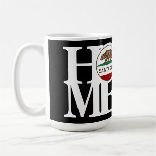 Taza De Café HOME Santa Cruz 15 oz Black