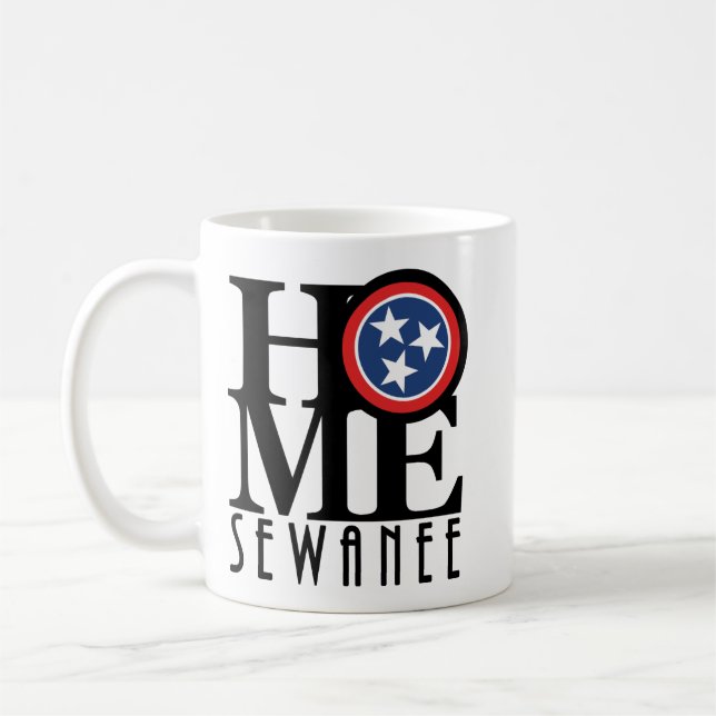 Taza De Café HOME Sewanee Tennessee 11oz (Izquierda)