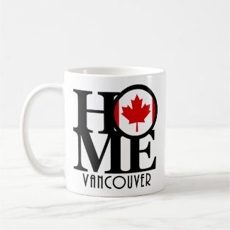 Taza De Café HOME Vancouver (Bandera Canadiense)