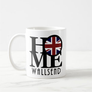 Taza De Café HOME Wallsend England 11oz