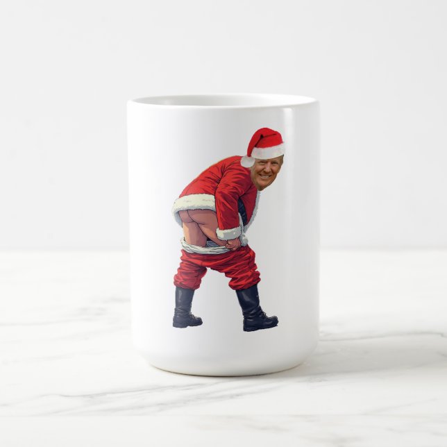 Taza De Café HOME-X Donald Trump Yelling Toilet Paper Roll, Fun (Centro)
