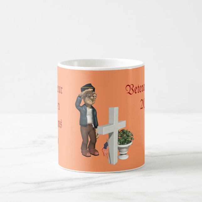 Taza De Café Homenaje a nuestros veteranos: (Centro)