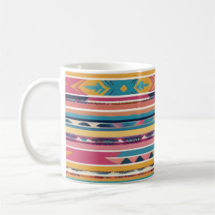 Taza De Café Homenaje abstracto nativo americano S13