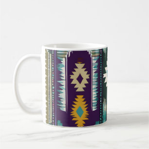 Taza De Café Homenaje abstracto nativo americano S9