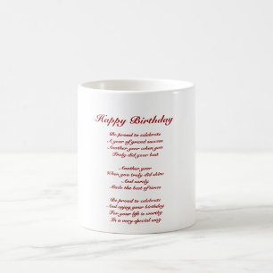 Taza De Café Homenaje de cumpleaños exitoso