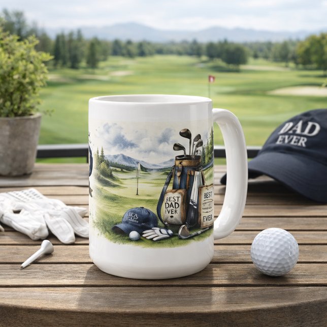 Taza De Café Homenaje de Golf Sincero para Papá (Subido por el creador)