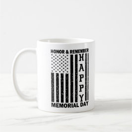 Taza De Café Homenaje de la bandera de Estados Unidos recuerda 