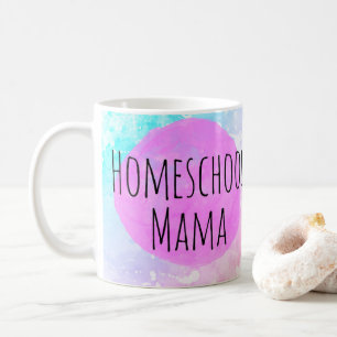 Taza De Café Homeschool Mama Funny Mom Coffee