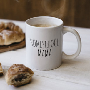 Taza De Café "Homeschool Mama" inspirada por RAE DUNN