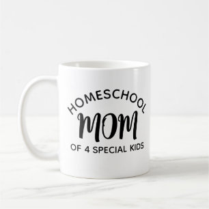 Taza De Café Homeschooling Mamá Niños especiales Café Mug