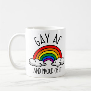 Taza De Café HOMO AF y orgulloso de ello