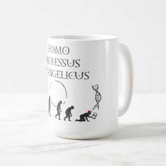 Taza De Café Homo Regressus Evangelicus – Tarjeta divertida ant