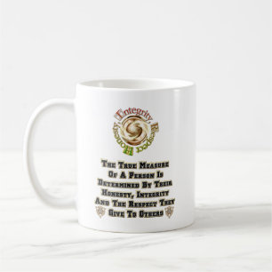 Taza De Café Honestidad Integridad Respeto MXT